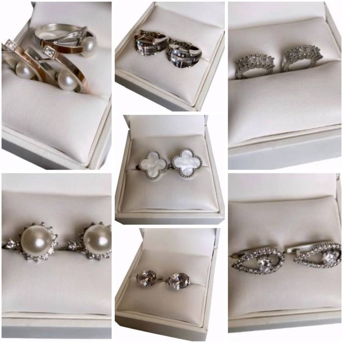 Серьги, кольца из серебра 925