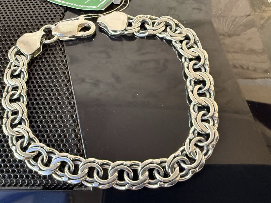 Срібний браслет бісмарк 925 проби