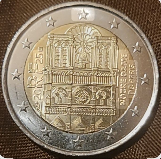 Moeda 2€, França 2025
