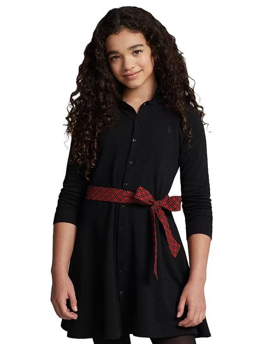 Сукня-поло з поясом у клітинку Polo Ralph Lauren (розмір m / 8-10)