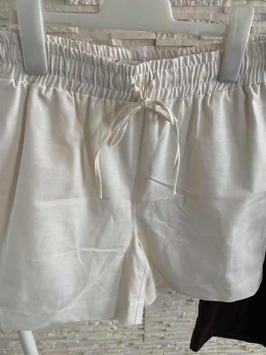 Lemonada nowe spodenki szorty bermudy lniane creme M-L
