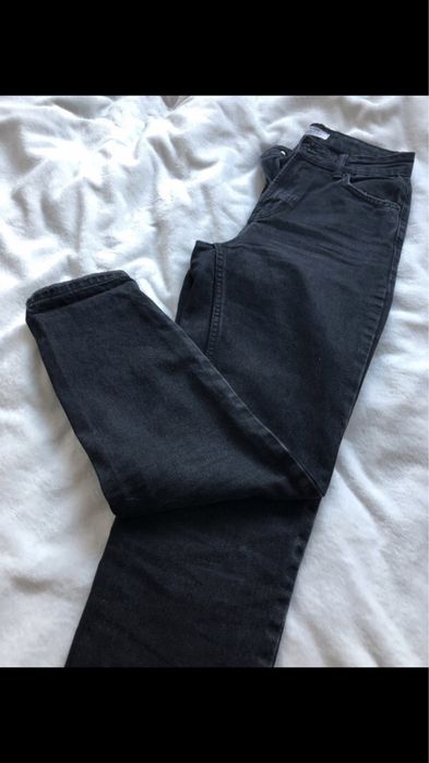 Spodnie dzinsy mom jeans czarny