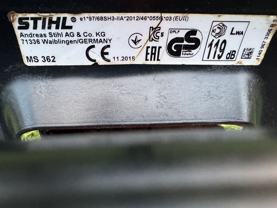 Stihl ms362 4,8KM