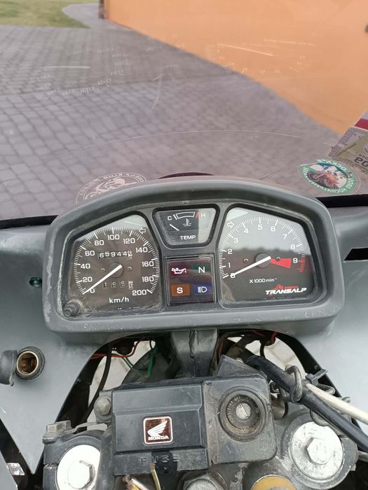 .Honda transalp.