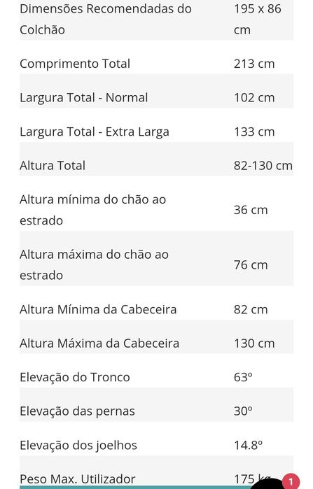 Cama articulada eléctrica