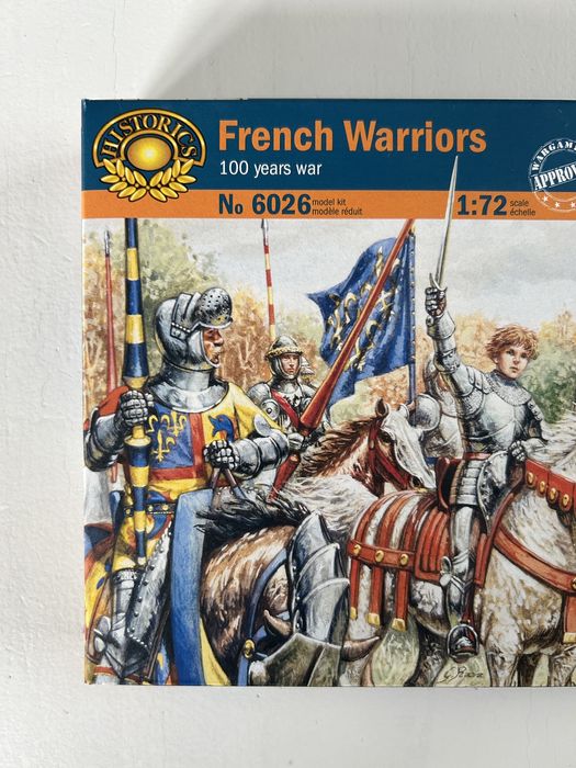 Figurki 100 Years War-French Warrior model Italeri 6026