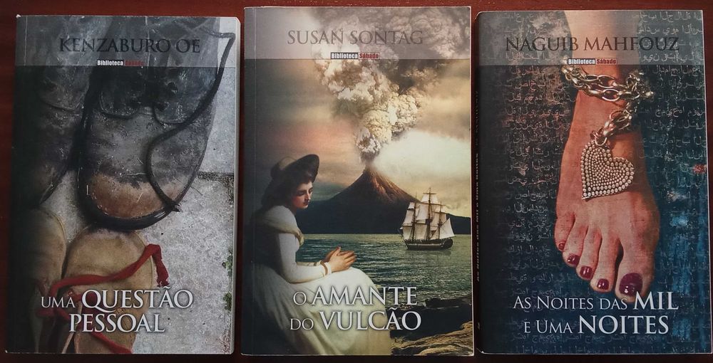 Livros de colecção Biblioteca Sábado