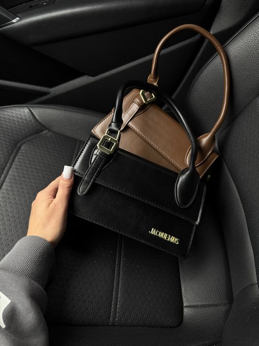 Сумка Jacquemus Le Chiquito Long Boucle Black. Сумка жакмюс