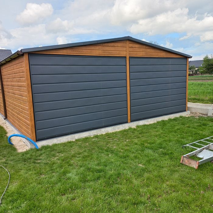 Garaż blaszany 6x6 (dowolne wymiary pomiar montaż Konstrukcja profil