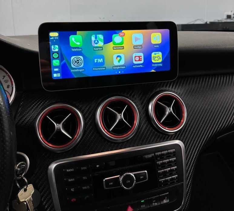 (NOVO) Rádio 2DIN Android 10.25" • Mercedes CLASSE A (W176) • [4+64GB]