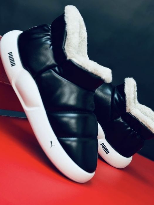 Размер 41 последняя пара! кожаные дутики Puma не промот сноубутсы Пума