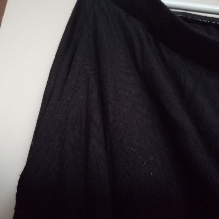 Czarna długa spódnica XL