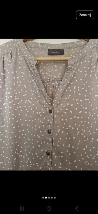 Bluzka/ koszula w kropeczki C&A