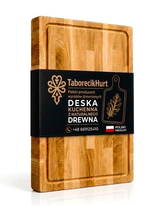 Dębowa Deska kuchenna PREMIUM XXL