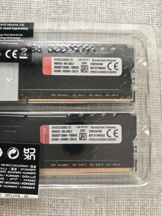 Kingston Fury Beast 32Gb (2х16) 3200mHz DDR4