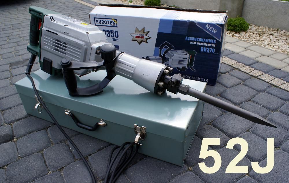Młot wyburzeniowy SDS HEX 52J 3350W Eurotek PROMOCJA !