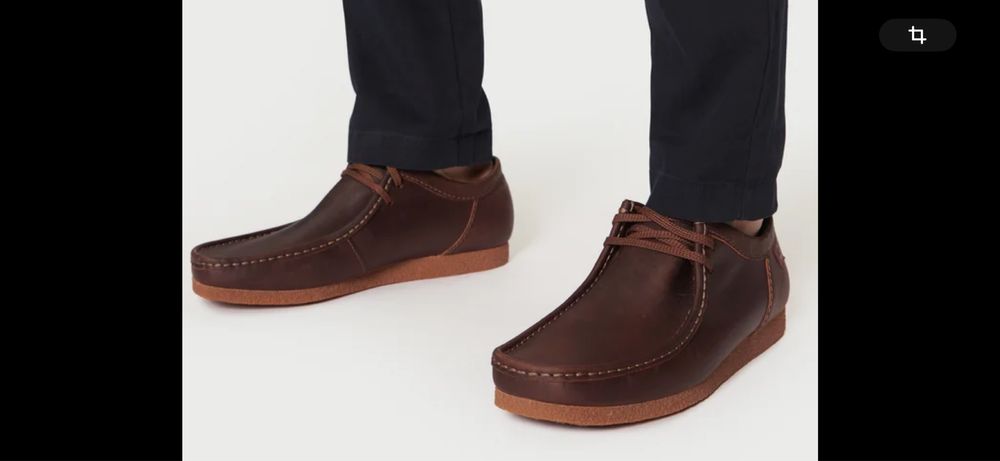 Макасіни чоловічі Clarcs натуральна шкіра