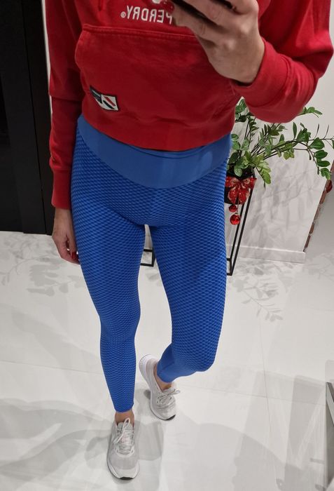 Legginsy do jogi push up 38 modelujace plaster miodu