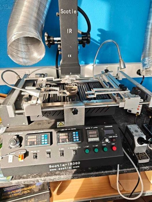 Máquina de reballing/reflow Scotle IR360 2in1 - Rework