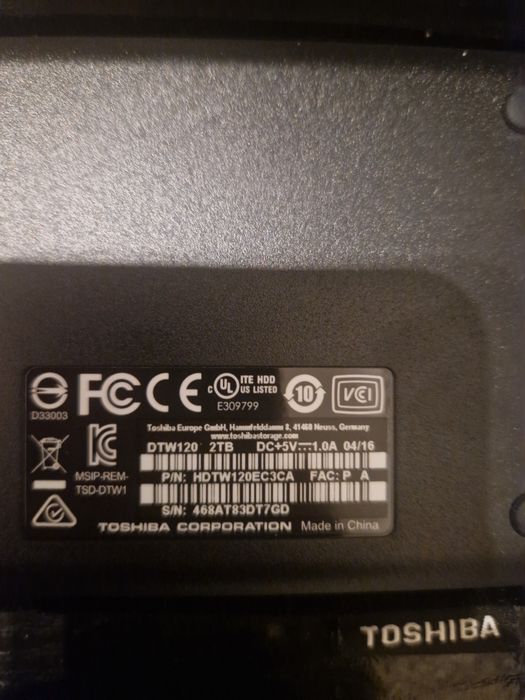 Disco rígido 2tb  como novo