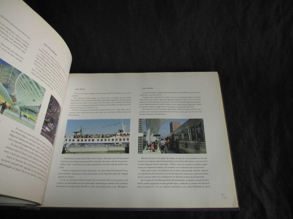 Livro Exposição Mundial de Lisboa de 1998 Relatório com CD