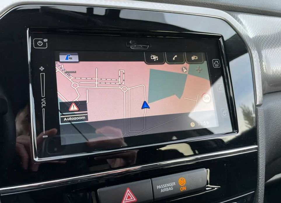 SUZUKI Polskie Menu język Polski Android Auto nawigacja mapy Bełchatów