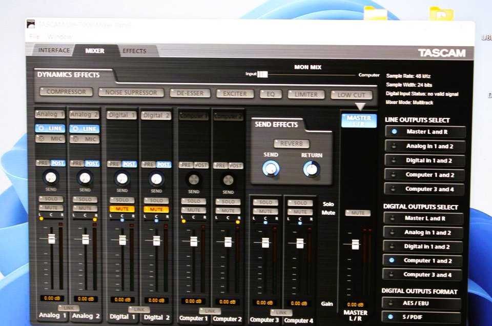 Interface Studyjny Tascam UH 7000