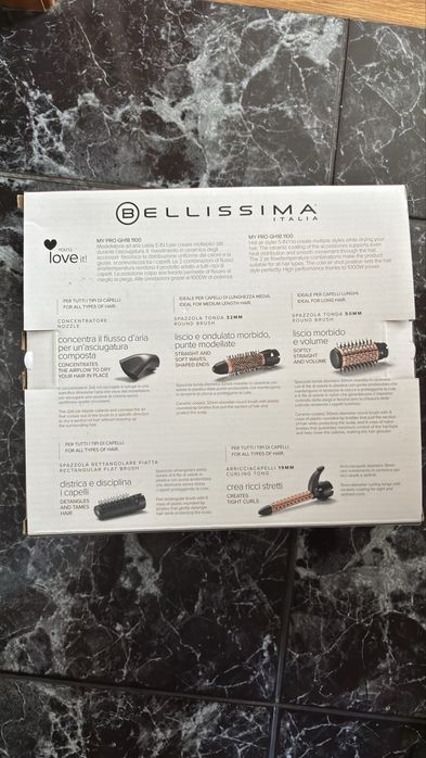 Escova Secadora e Modeladora Bellissima My Pro GH18 1100 (5 em 1)- seminova
