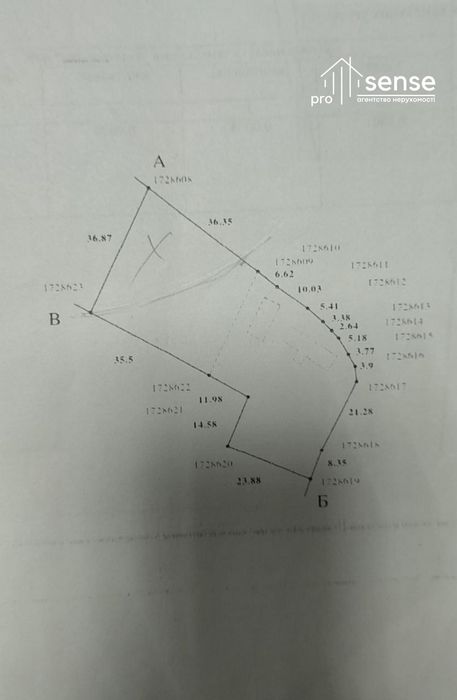 Ділянка з комунікаціями 25сот. під будівництво с. Угринів