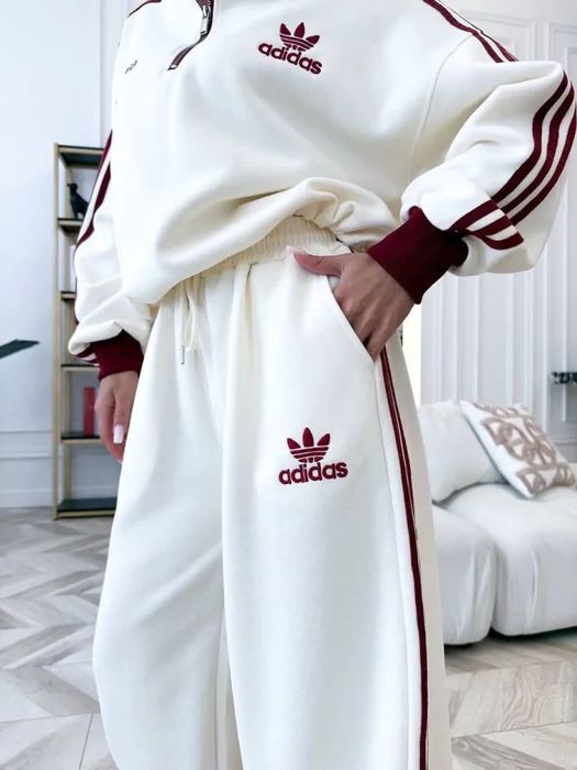 Dres damski ciepły spodnie bluza