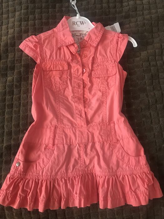 рожевий котоновий сарафан