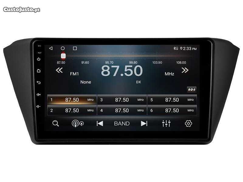 Auto-rádio 9 Polegadas Android 14 Skoda Fabia 2015 a 2019