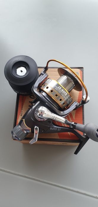 Катушка карповая HIBOY J-60FR С БАЙТРАНЕРОМ 9+1 подш