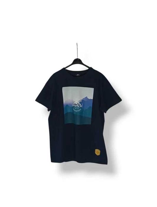 Męski t-shirt koszulka z nadrukiem Tee Jays r.M 100% bawełna