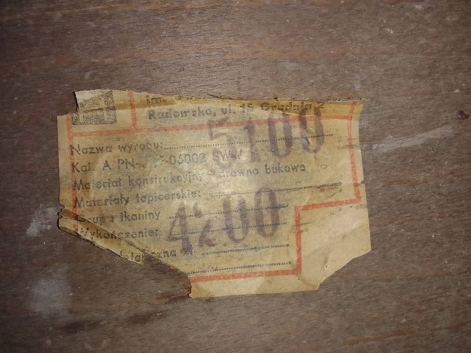 Krzesło bukowe Stare