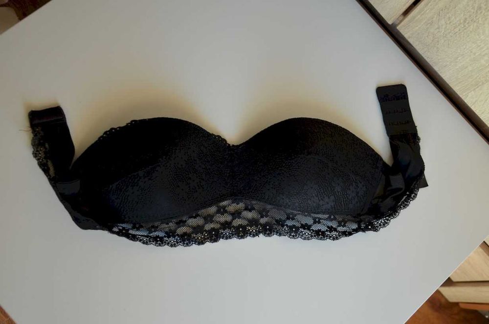 Biustonosz bandage czarny koronkowy H%M 75A