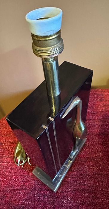 Candeeiro Flamingo Regency anos 70, Madeira e Latão