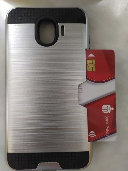 Etui Pokrowiec Plecki  Samsung Galaxy J4 2018 srebrna