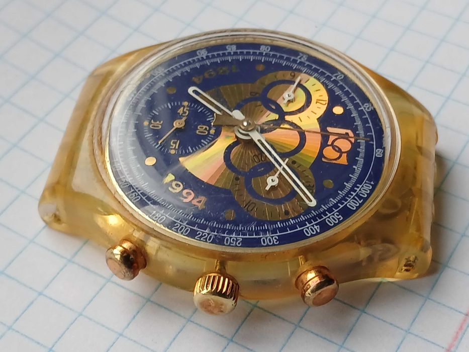 Продам швейцарський чоловічий годинник хронограф Swatch