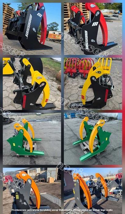 Chwytak do DREWNA BALI PAZUR PODWÓJNY 1200mm 1400mm komplet dostawa