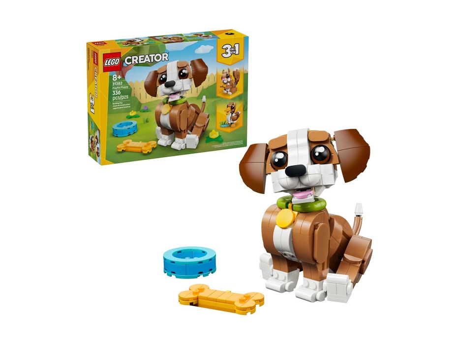 LEGO Creator 3 w 1 31382 Urocze zwierzątka: psotny szczeniaczek