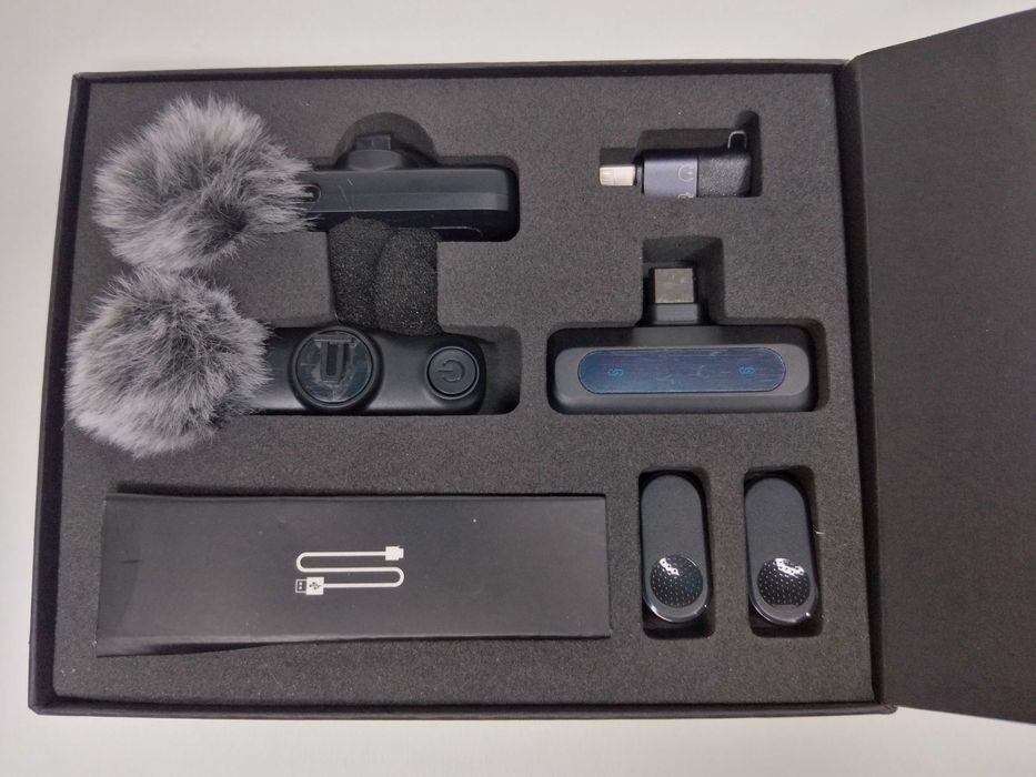 Mikrofon bezprzewodowy krawatowy USB-C+ ADAPTER do Iphone