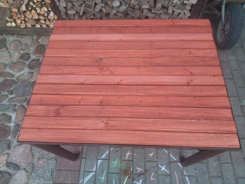 Stół warsztatowy 100x80 stalowy masywny