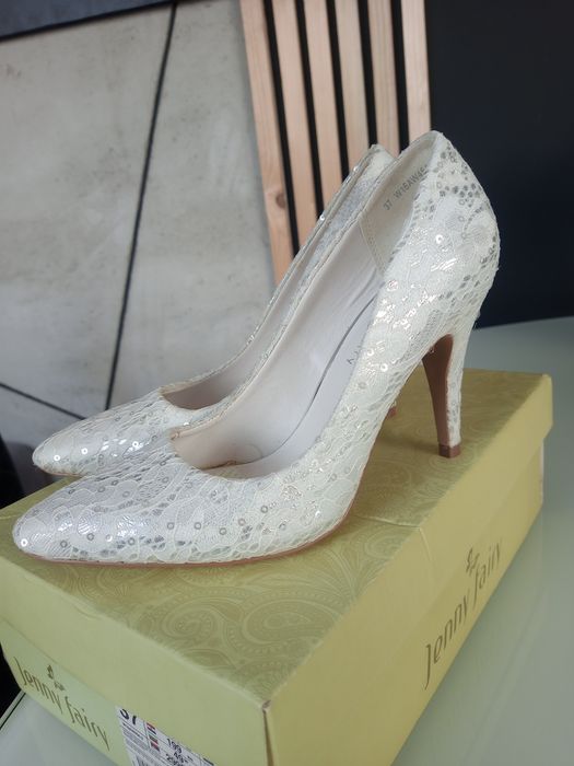 Piękne buty koronkowe Jenny Fairy 37