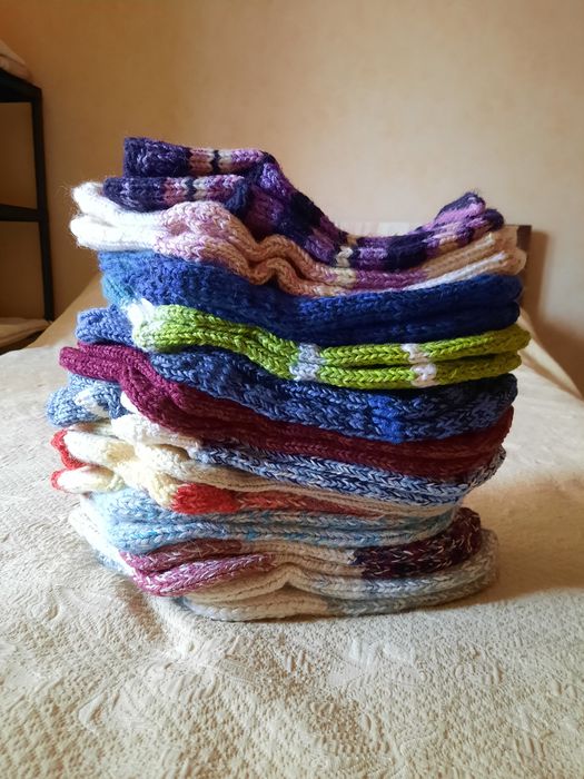 Вязаные носки 40-42 р