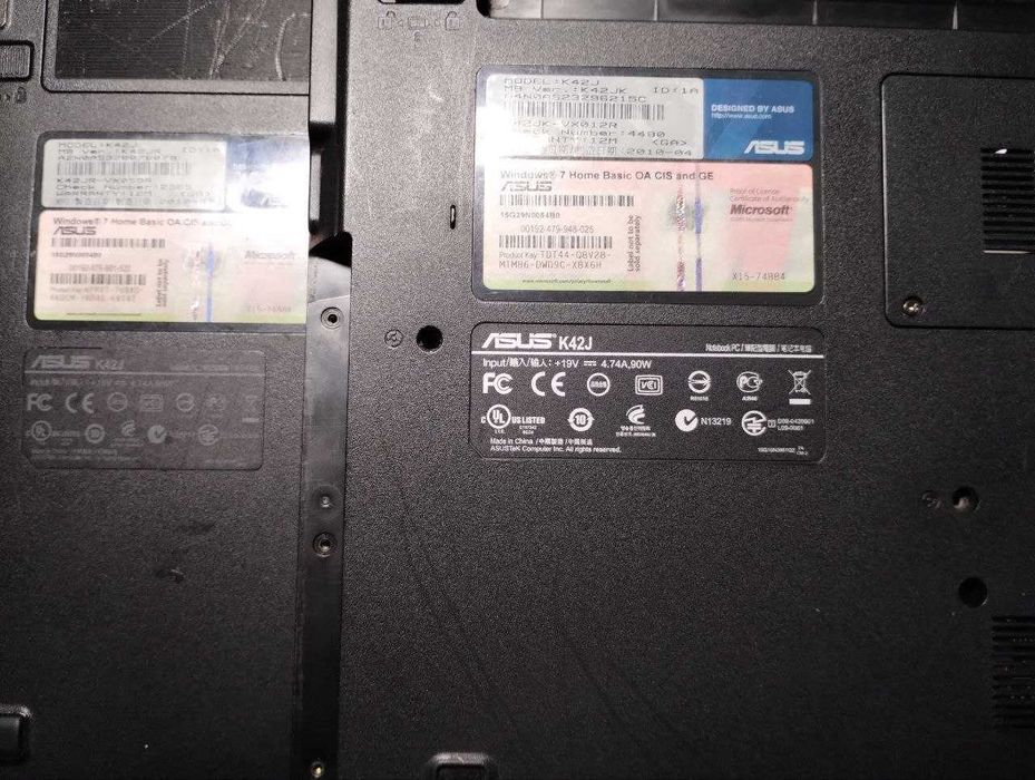 Ноутбук ASUS K42J (на запчасти)
