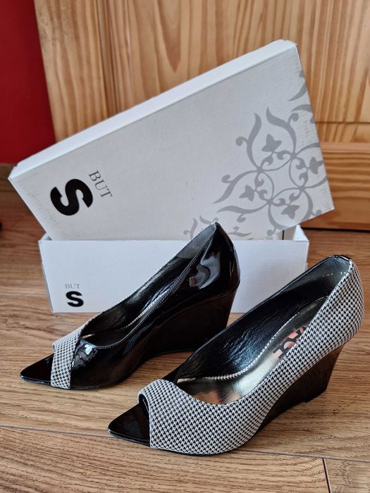 buty czarno białe rozmiar 35