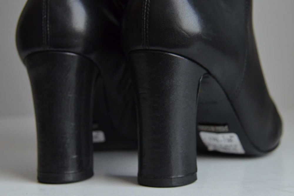 Kozaki Cate Gray z WYSOKĄ cholewką do kolana 38