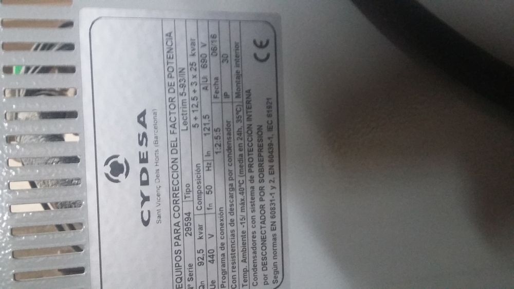 Bateria condensadora