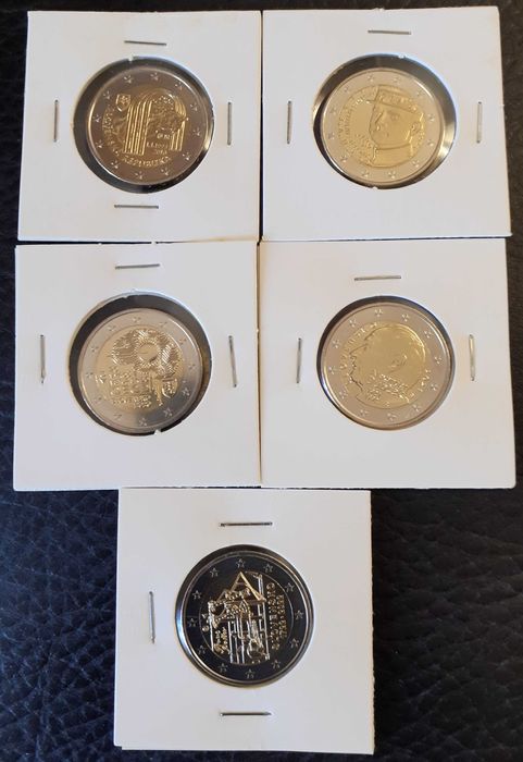Moedas comemorativas UNC - 2 euro - ESLOVÁQUIA